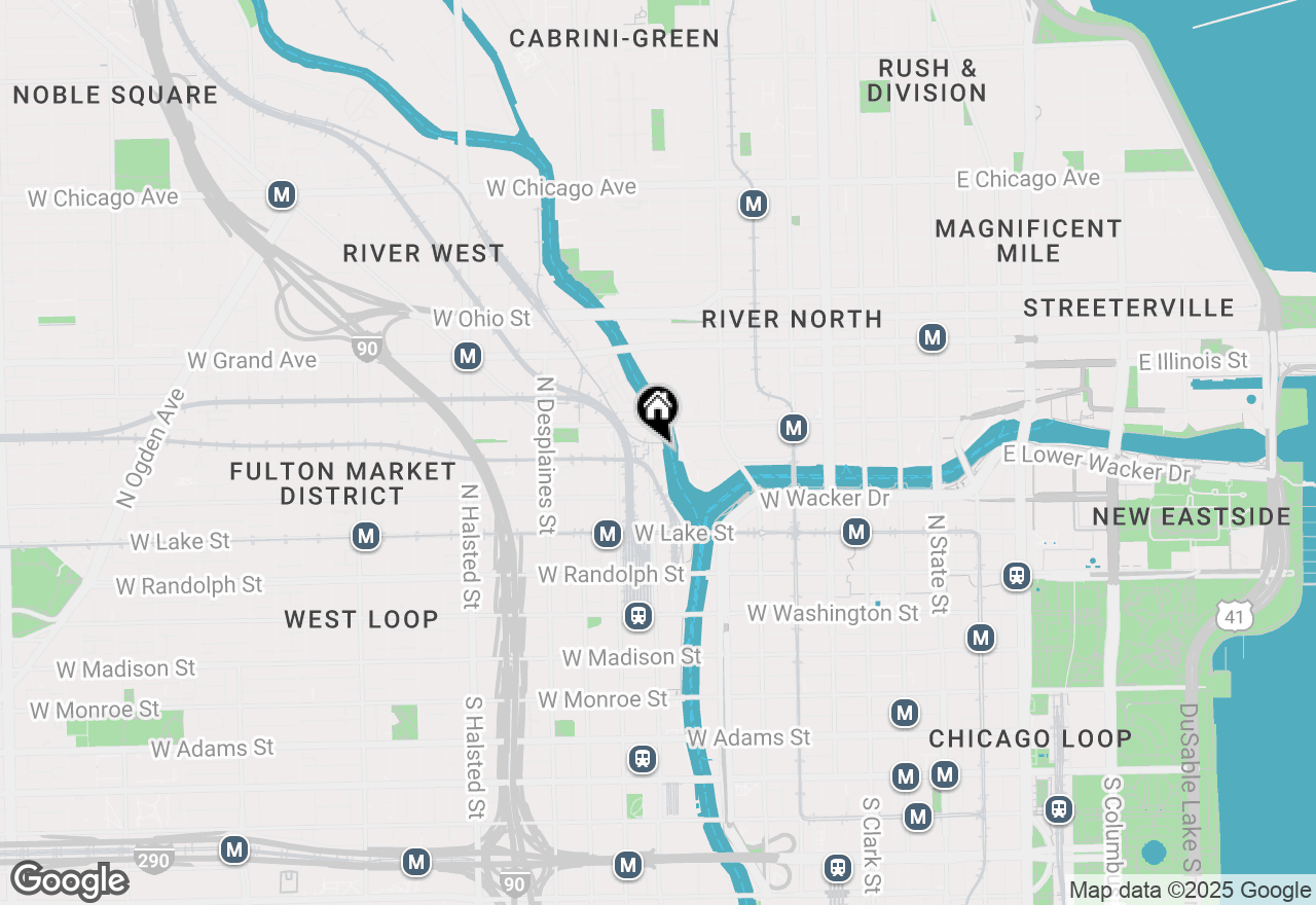 Map of 345 N Canal Street #501, Chicago, IL 60606