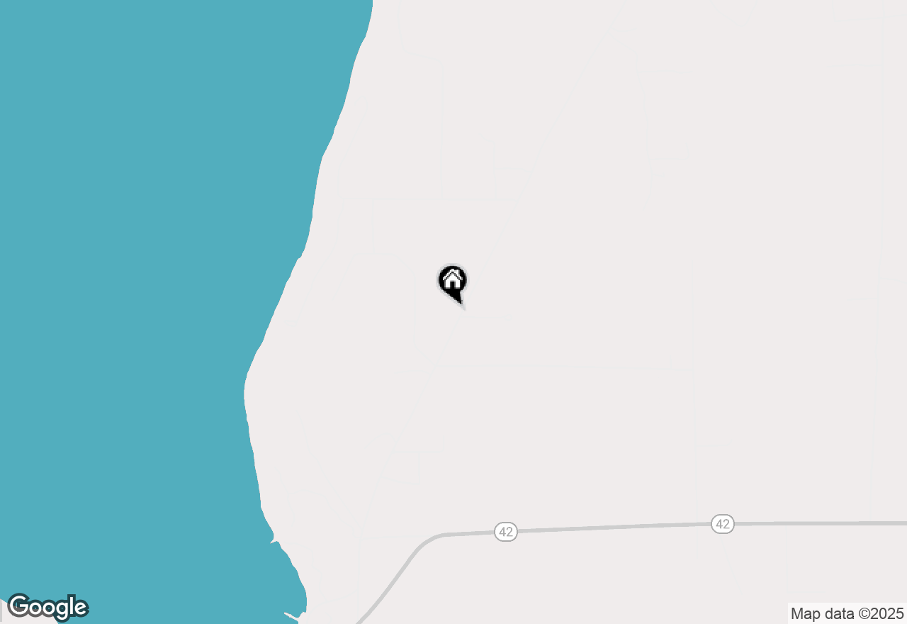 Map of 12295 N Garrett Bay Rd, Ellison Bay, WI 54210