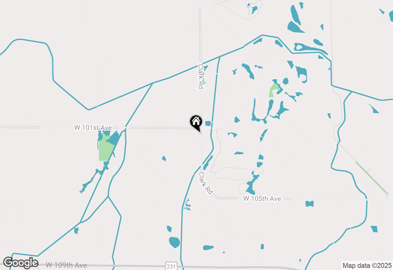 Map of 10116 Clark Road, Crown Point, IN 46307
