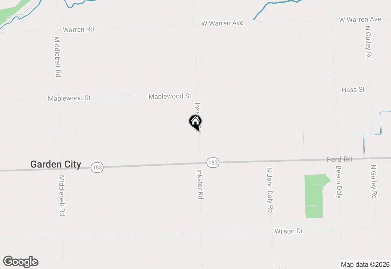 Map of 5925 -5929 W Inkster Road, Garden City, MI 48135