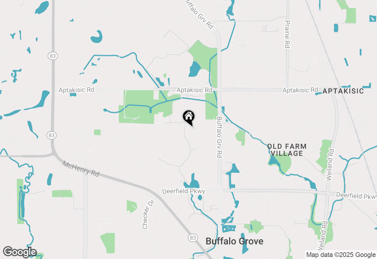 Map of 541 Caren Drive, Buffalo Grove, IL 60089