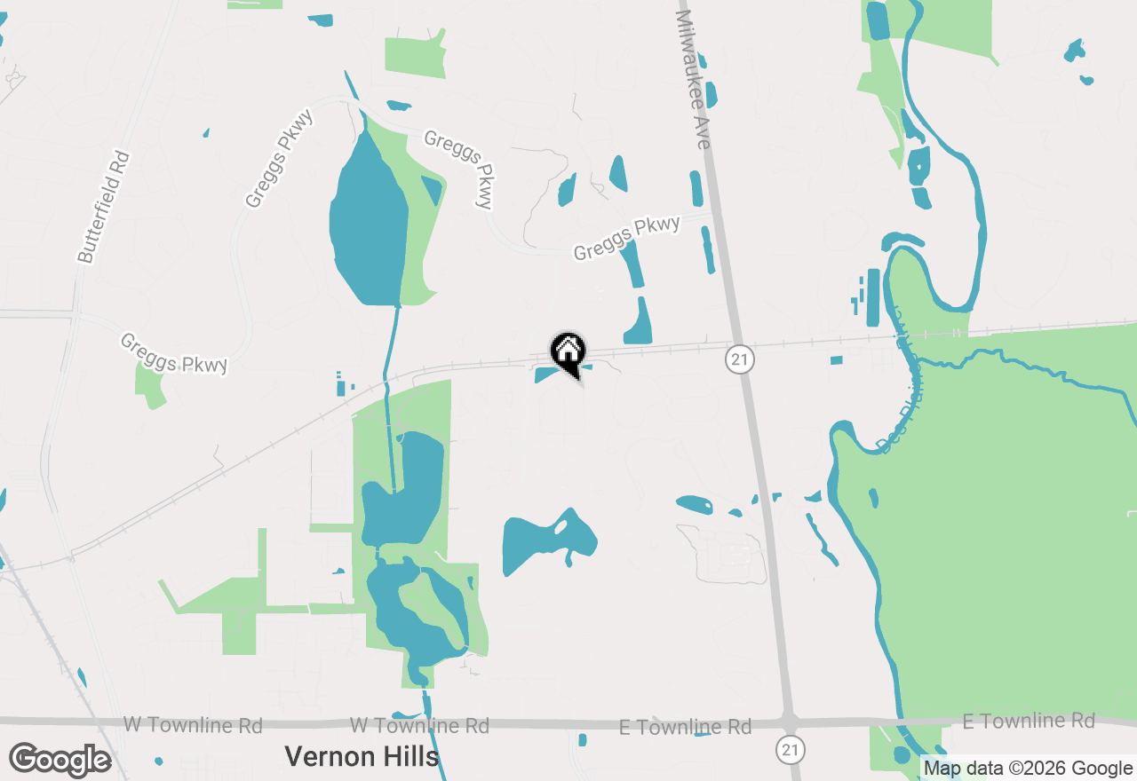 Map of 399 Pine Lake Circle #399, Vernon Hills, IL 60061