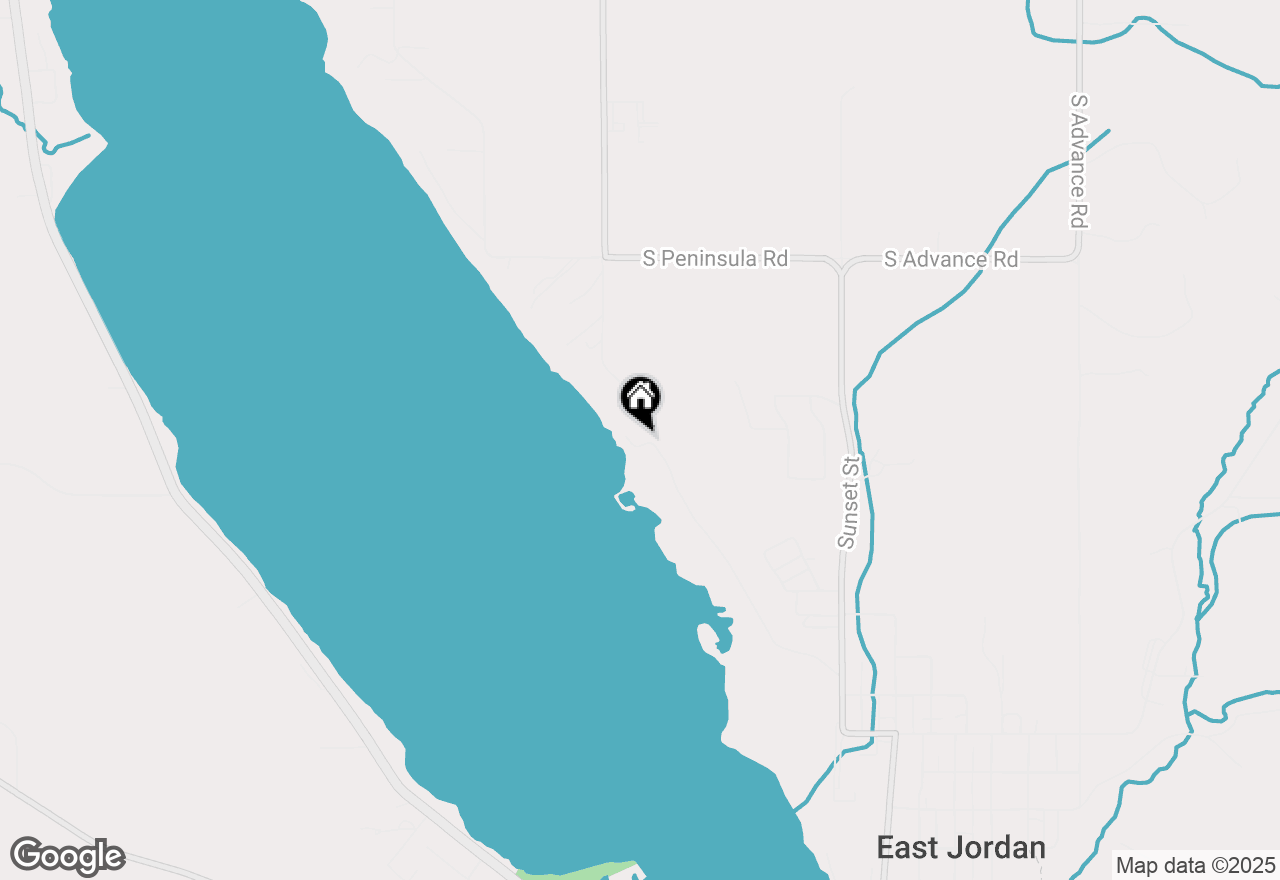 Map of 1171 Lakewood Drive, East Jordan, MI 49727