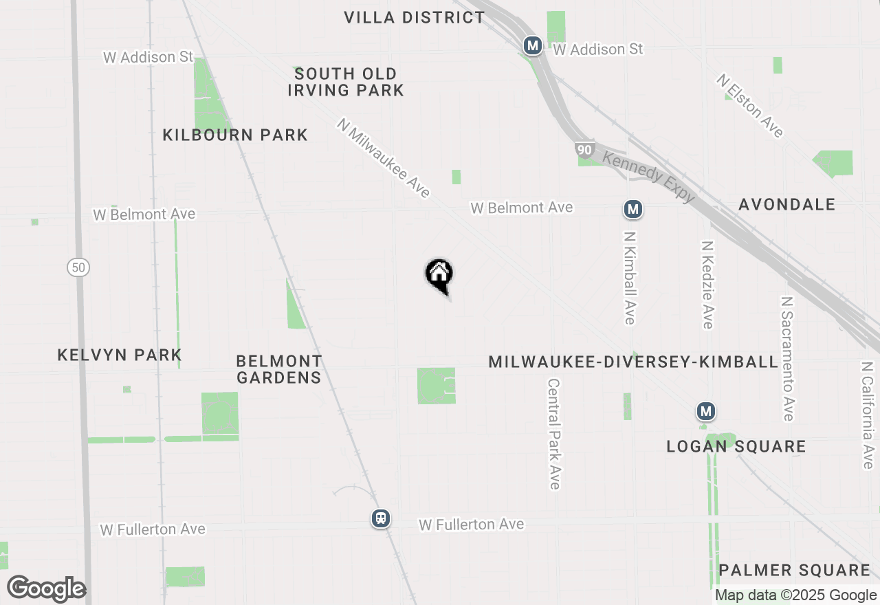 Map of 2939 N Springfield Avenue, Chicago, IL 60618