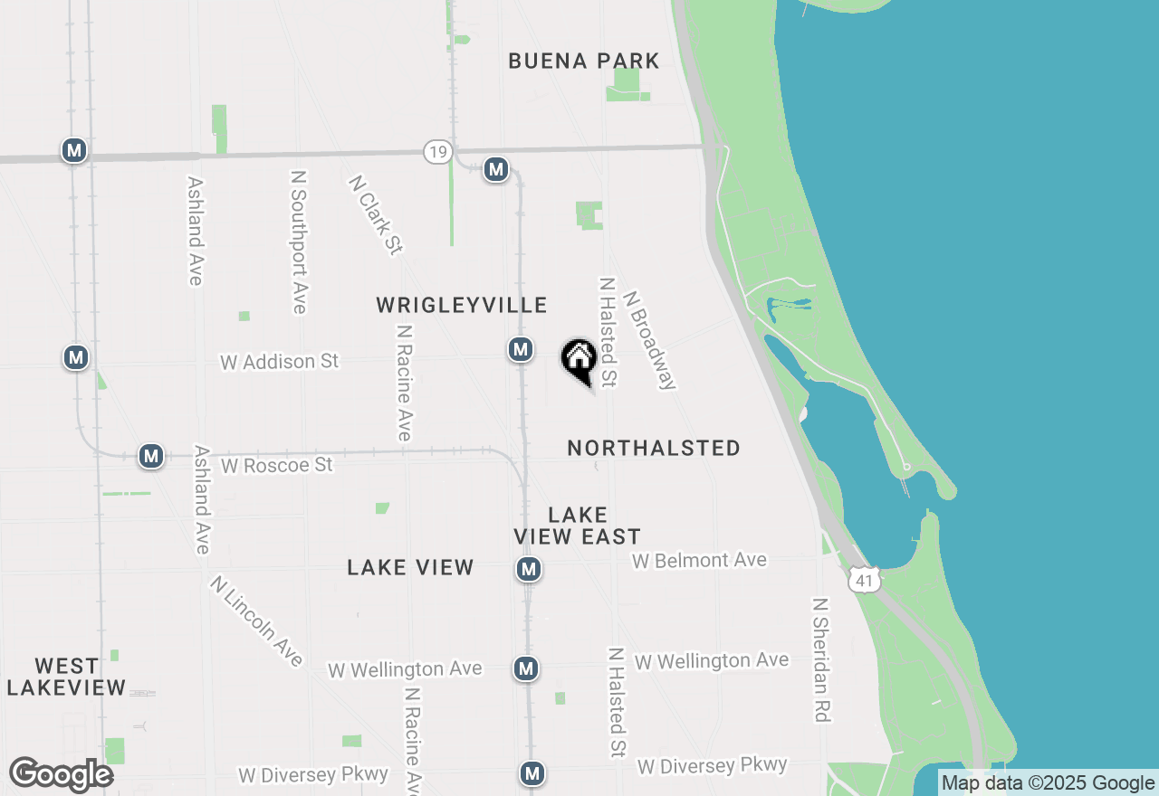 Map of 3508 N Reta Avenue #201, Chicago, IL 60657