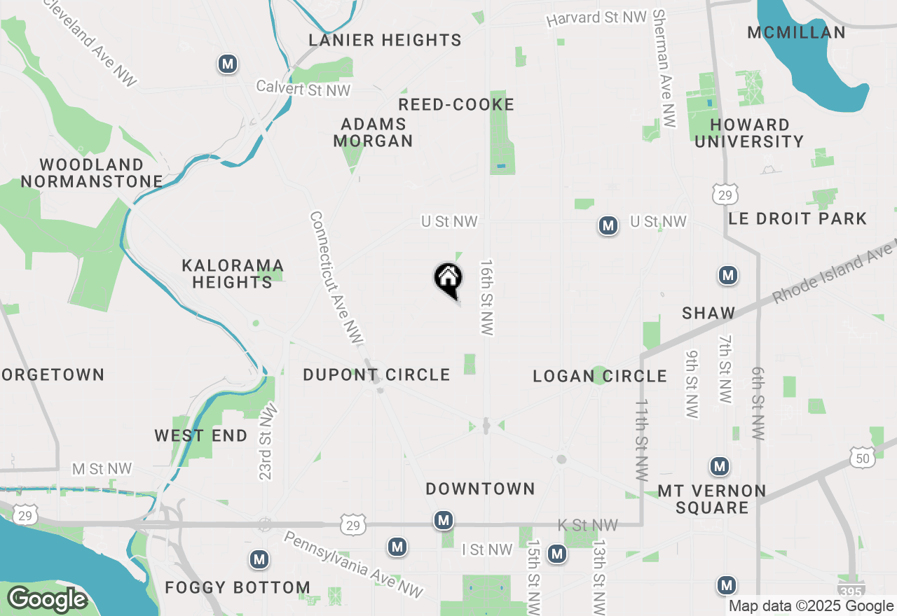 Map of 1700 17th Street Nw #607, Washington, DC 20009