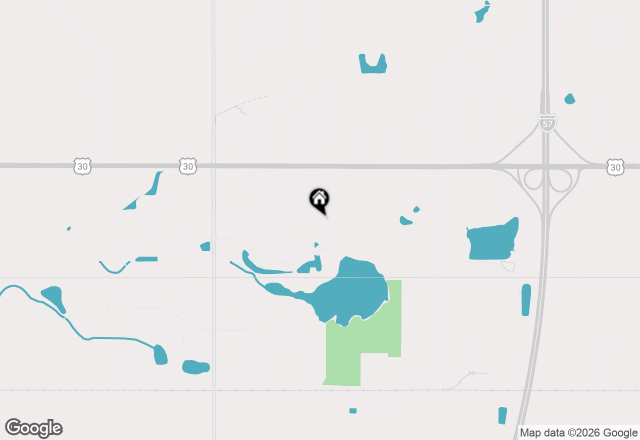 Map of 21200 Alessandra Drive, Matteson, IL 60443