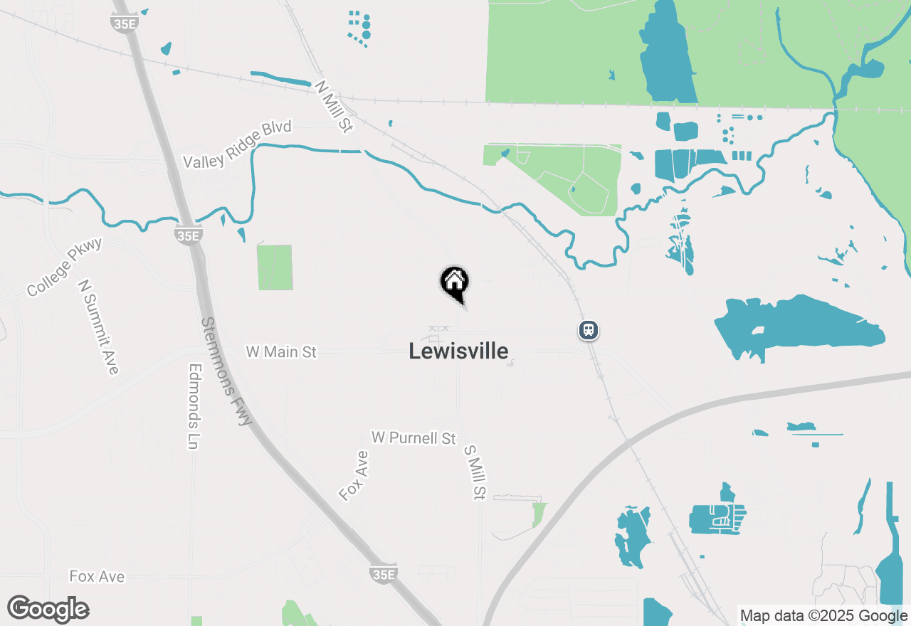 Map of 301 N Mill Street, Lewisville, TX 75057