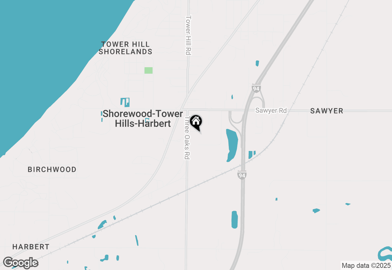 Map of 6454 Sweetbriar Court, Sawyer, MI 49125