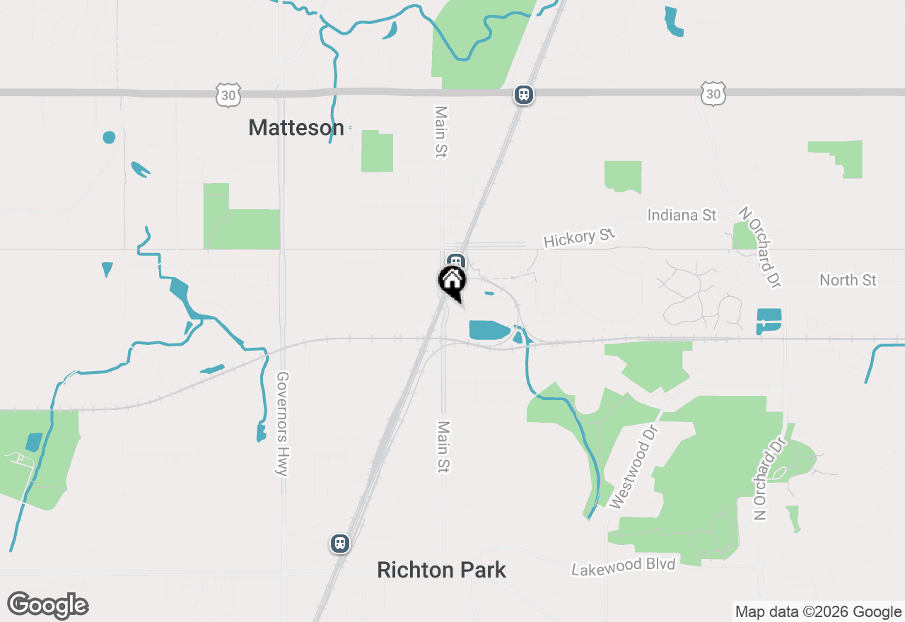 Map of 21625 Main, Matteson, IL 60443