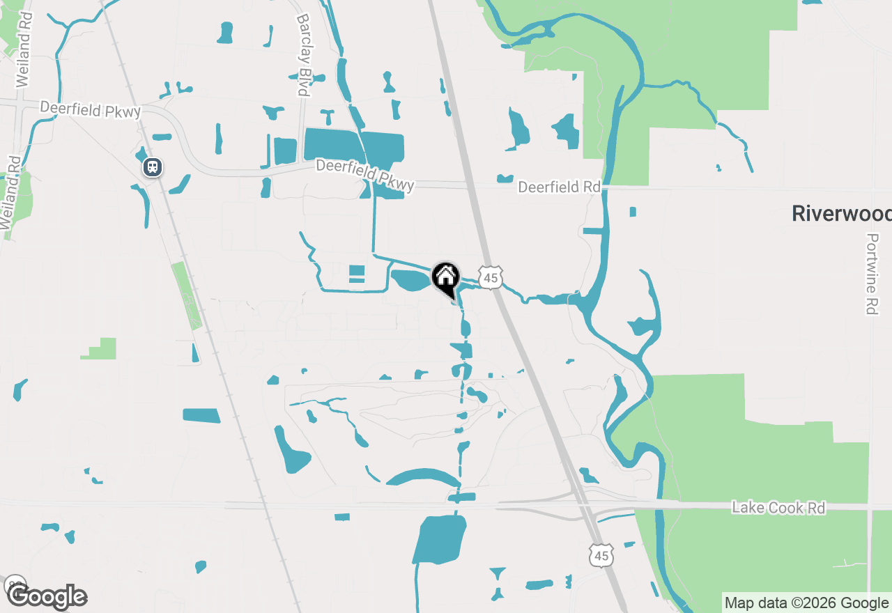 Map of 309 Redwing Drive, Deerfield, IL 60015