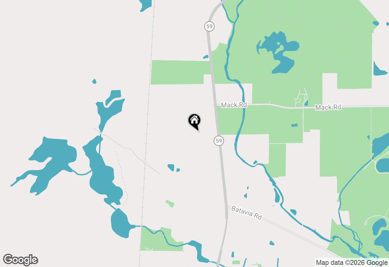 Map of 2S130 Waltham Court, Warrenville, IL 60555