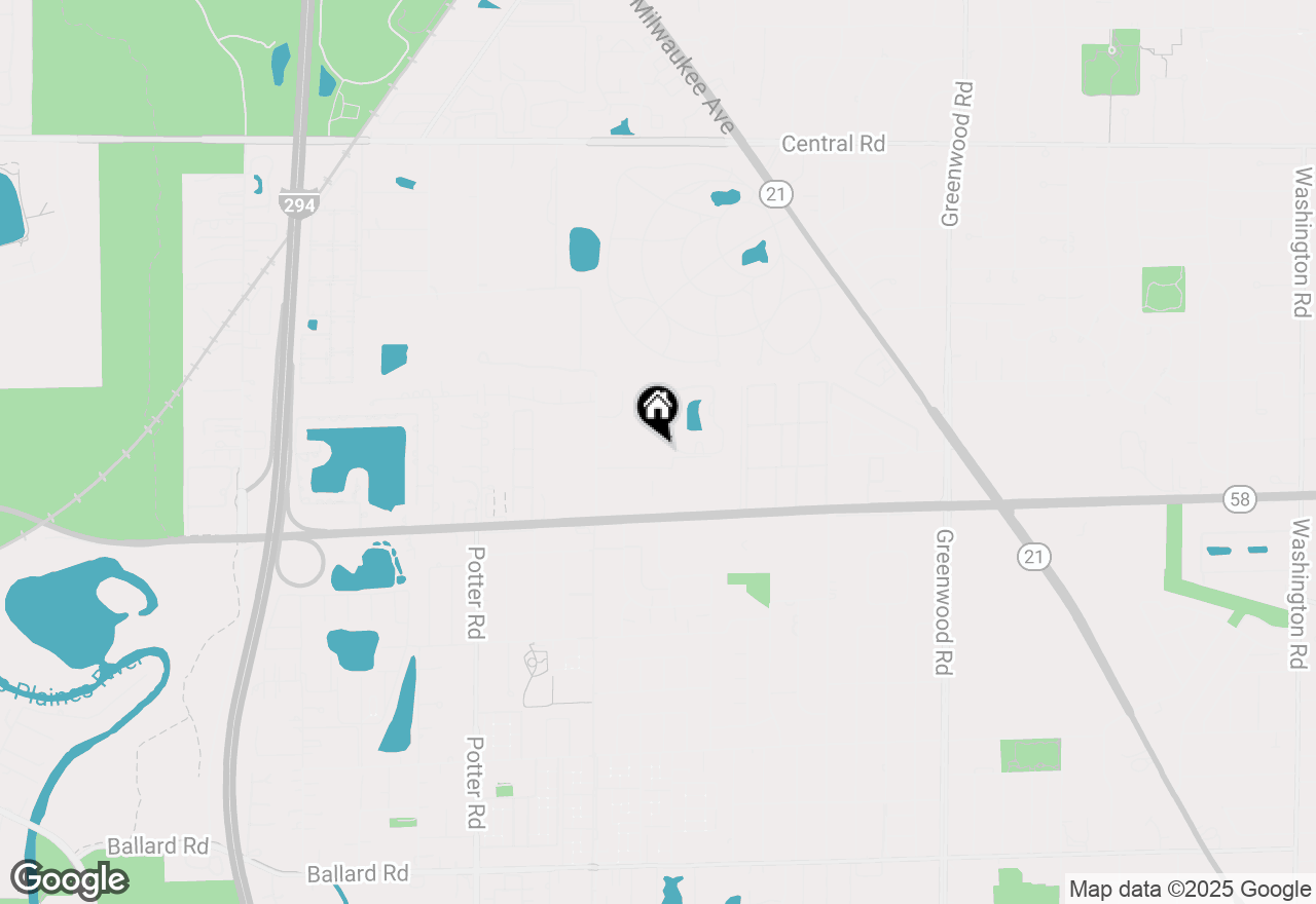 Map of 9074 W Terrace Drive #3D, Niles, IL 60714