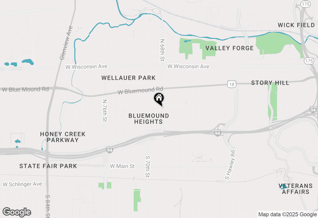 Map of 217 N 68th St, Milwaukee, WI 53213