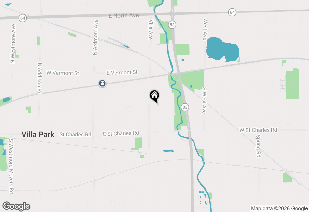 Map of 202 S Pick Avenue, Elmhurst, IL 60126