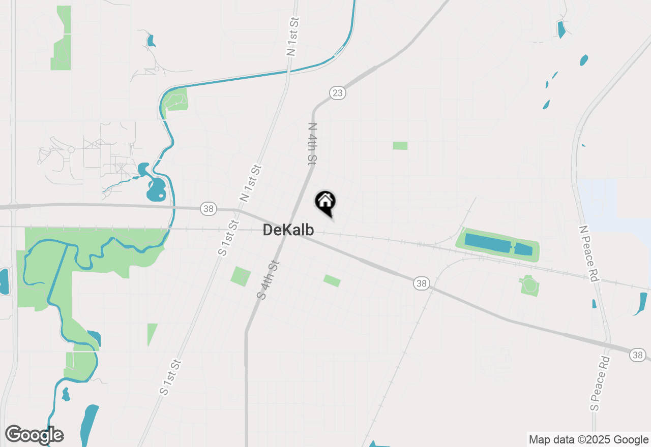 Map of 201 N 6th Street, Dekalb, IL 60115