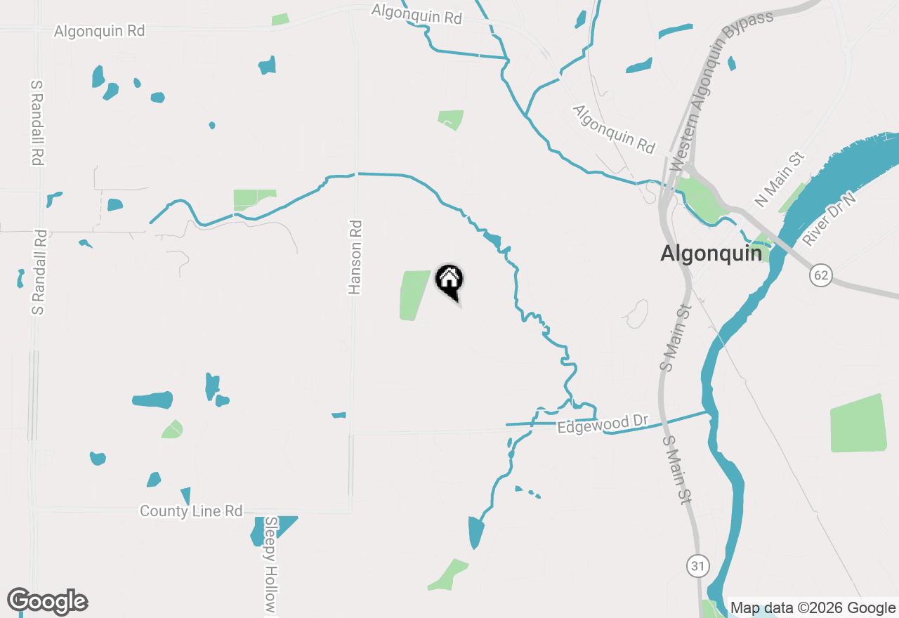 Map of 730 Yorktown Drive, Algonquin, IL 60102