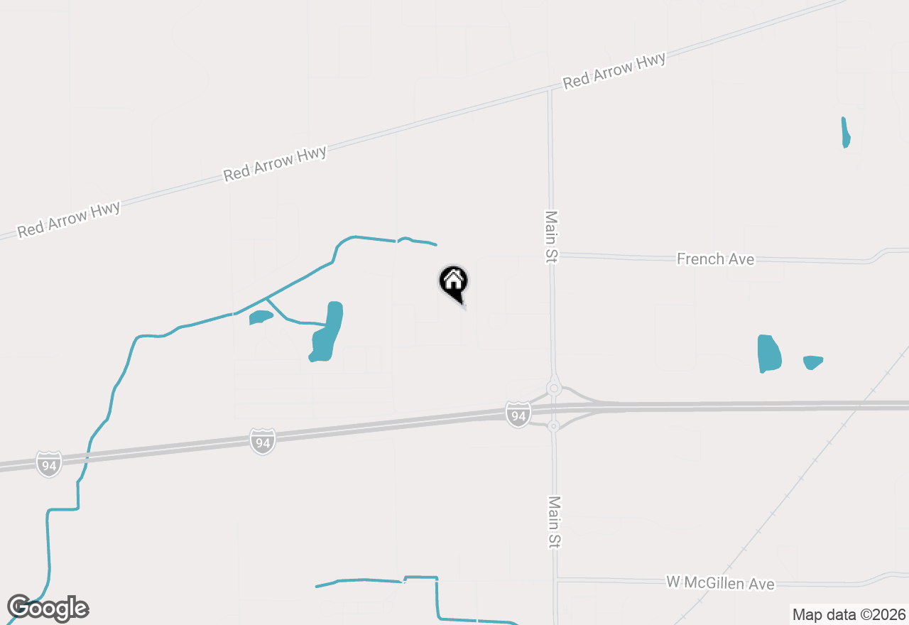 Map of 52484 N Point Drive, Mattawan, MI 49071