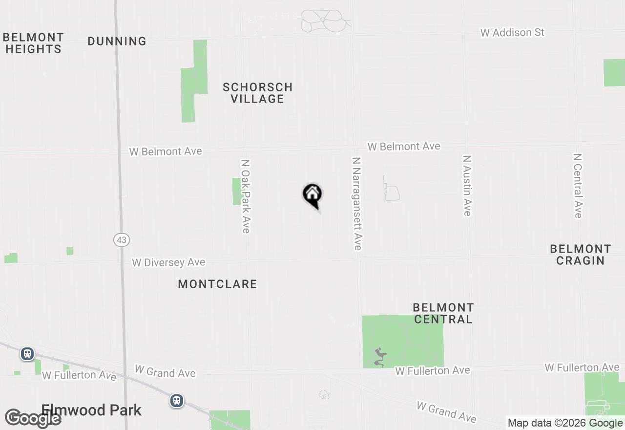 Map of 2936 N Neenah Avenue, Chicago, IL 60634