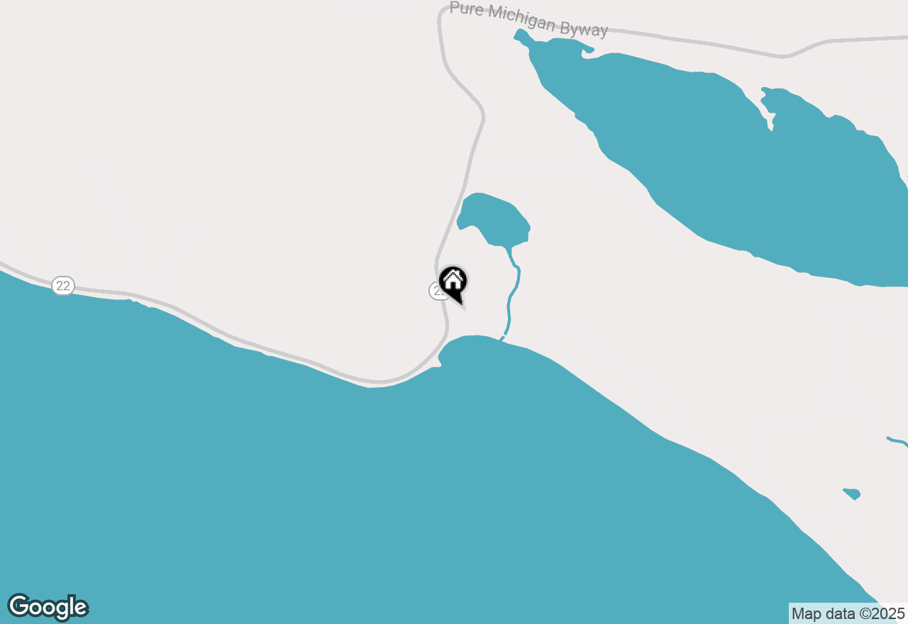 Map of 3865 N Scenic Highway, Frankfort, MI 49635