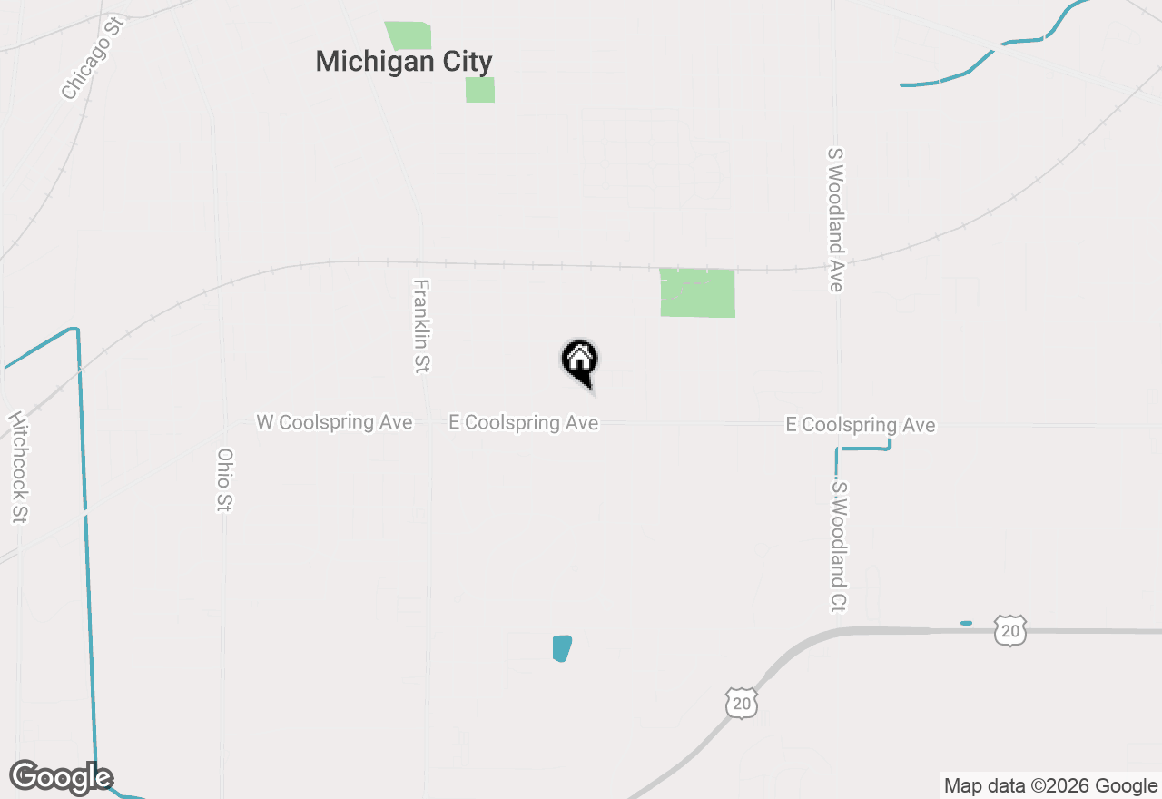 Map of 3311 Tilden Avenue, Michigan City, IN 46360