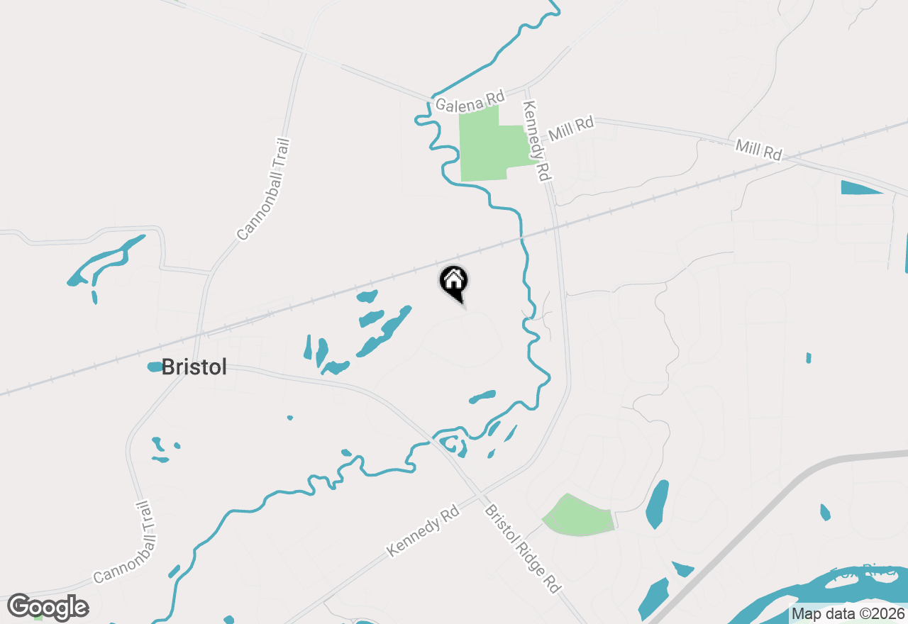 Map of (Address confidential), Bristol, Illinois 60512