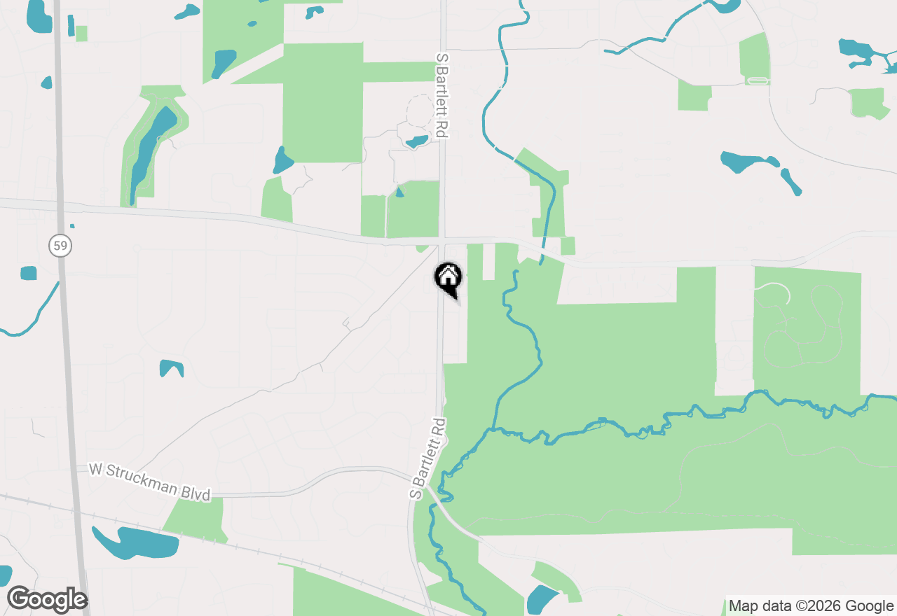 Map of 152 Orchards Pass, Bartlett, IL 60103