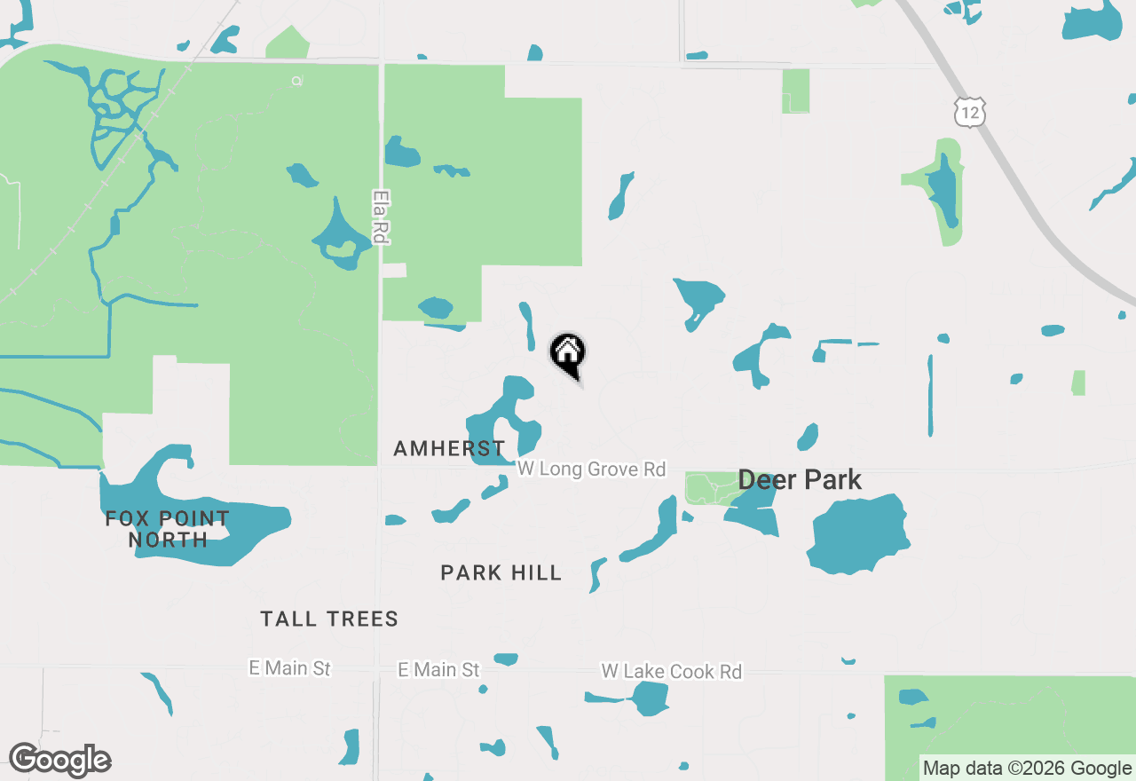 Map of 20685 N Meadow Lane, Deer Park, IL 60010
