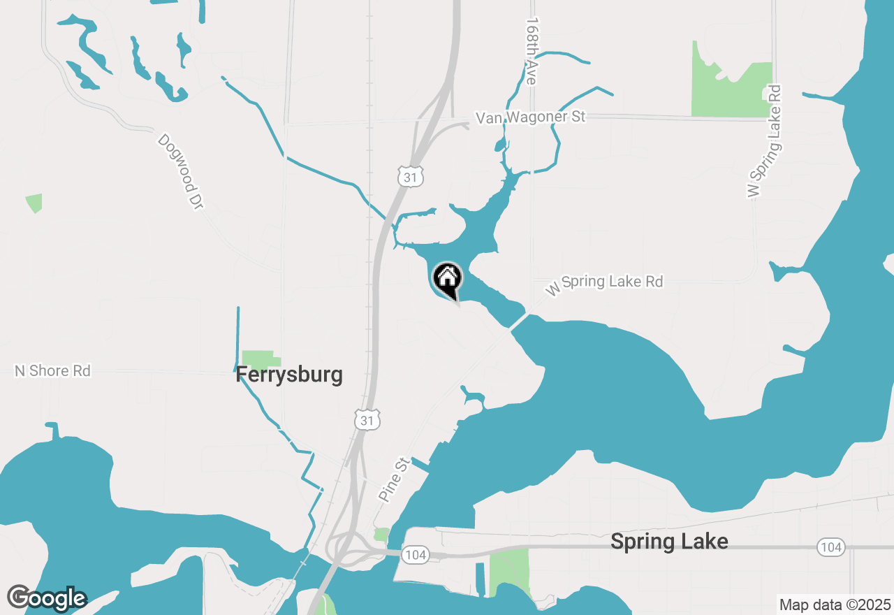 Map of 16933 Royal Lane, Spring Lake, MI 49456