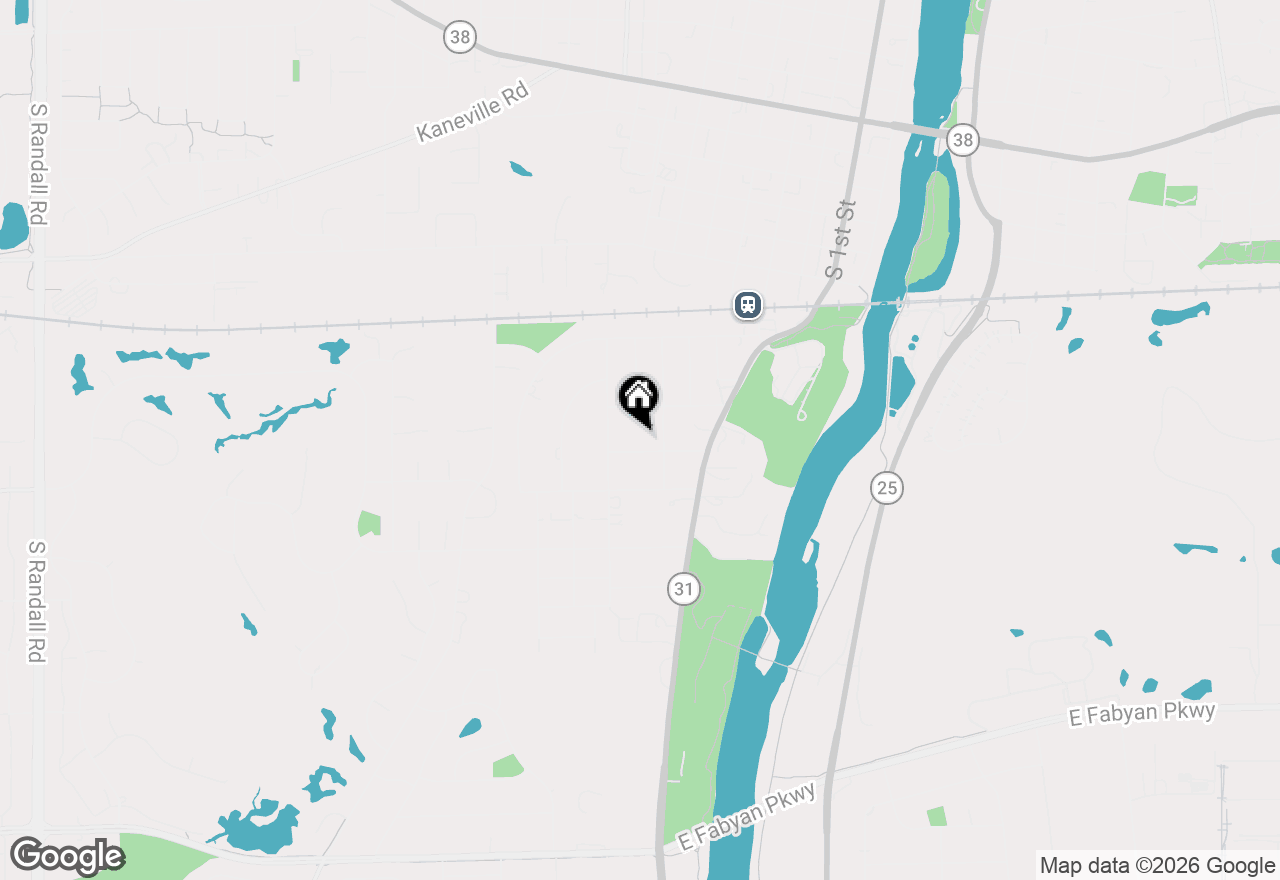 Map of 629 Peck Road, Geneva, IL 60134