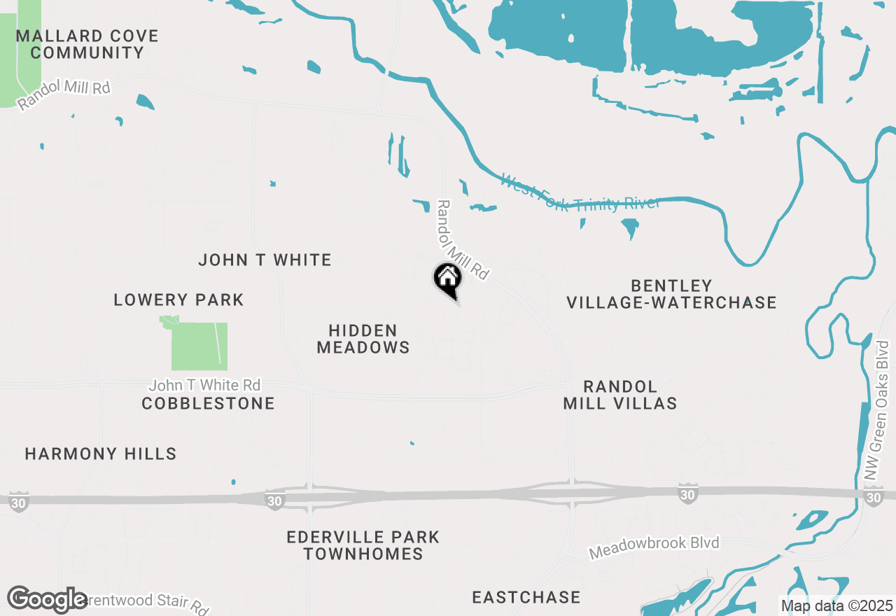 Map of 713 Gin Lake Trail, Fort Worth, TX 76120