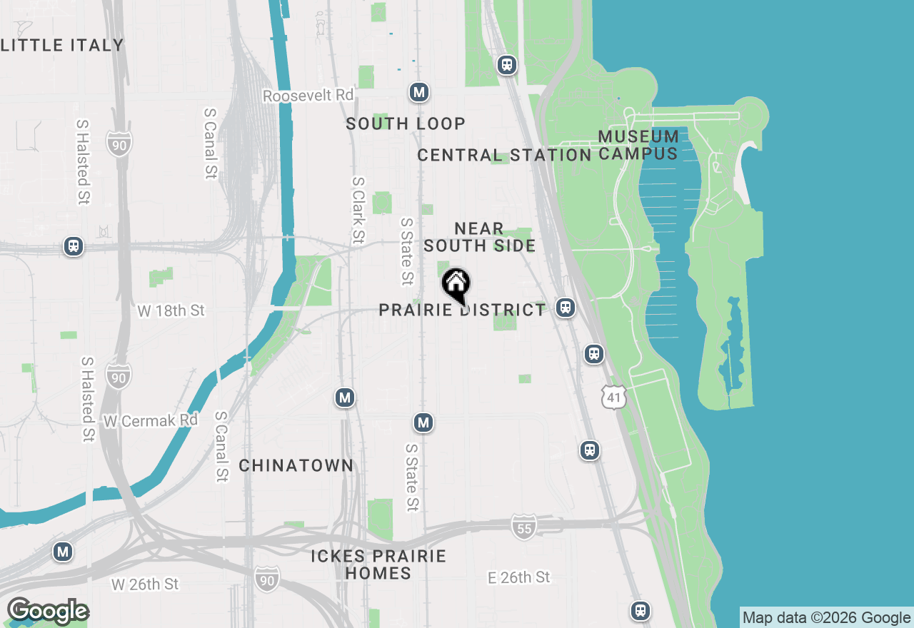 Map of 1808 S Michigan Avenue #18, Chicago, IL 60616