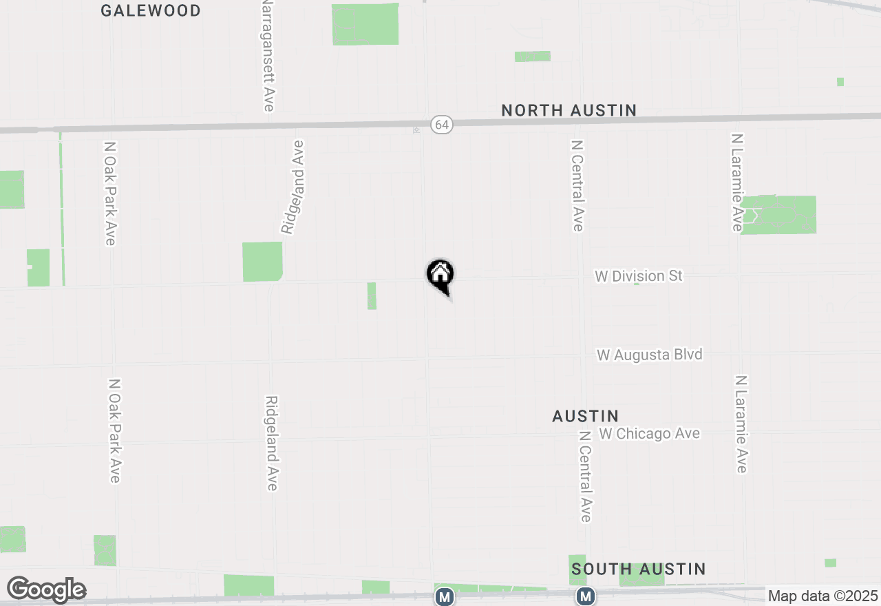 Map of 1122 N Mason Avenue, Chicago, IL 60651