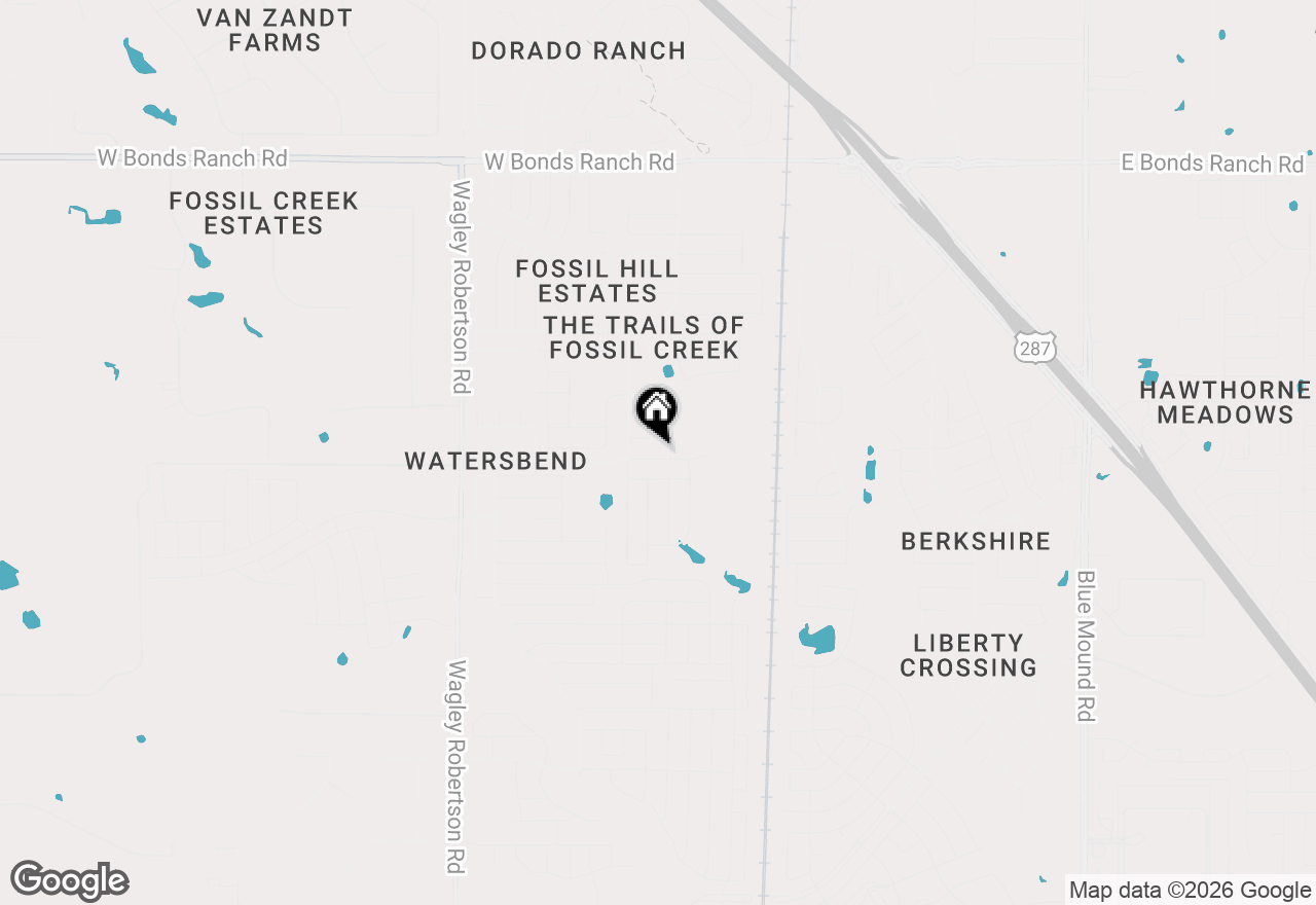 Map of 412 Magma Drive, Fort Worth, TX 76131