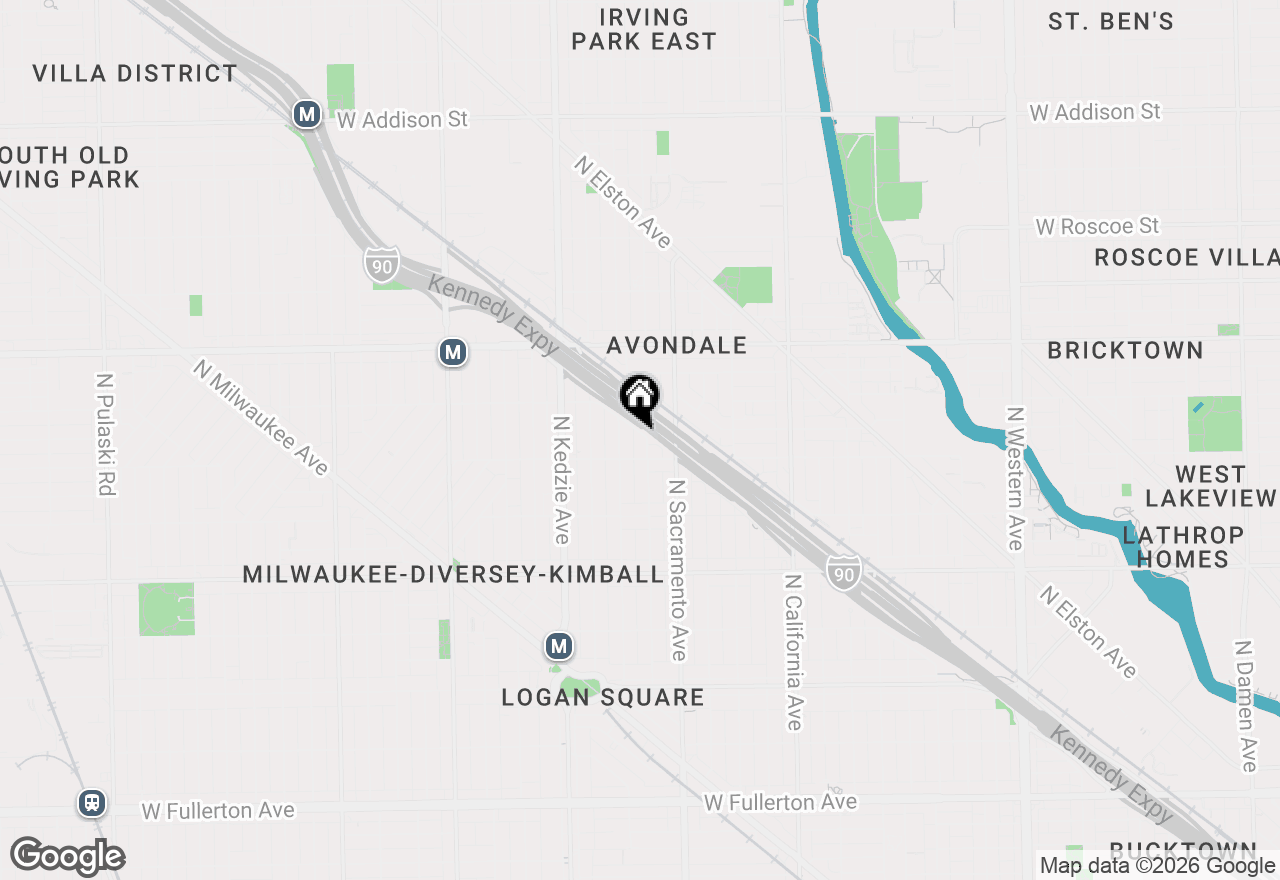 Map of 3018 N Whipple Street #1, Chicago, IL 60618