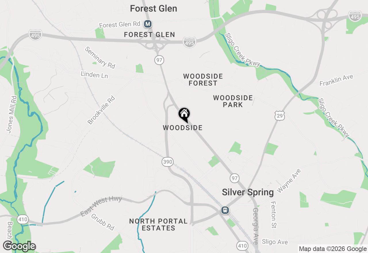 Map of 1604 Highland Drive, Silver Spring, MD 20910