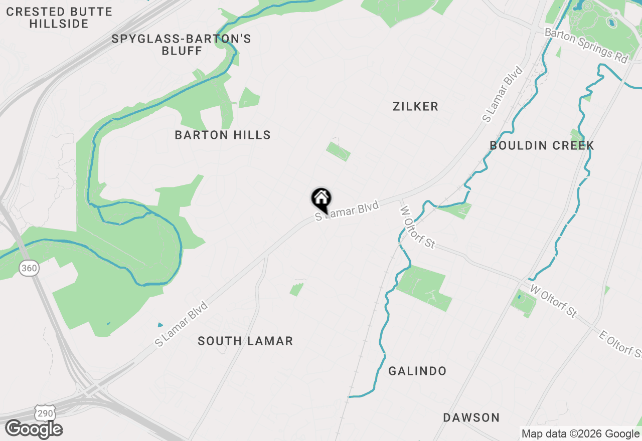 Map of 2323 S Lamar Blvd #206, Austin, TX 78704