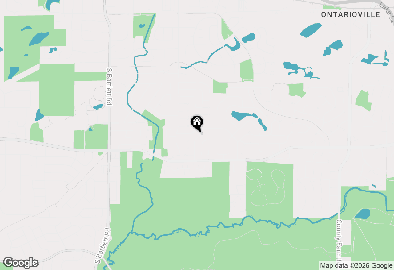 Map of 954 Grant Street, Bartlett, IL 60103