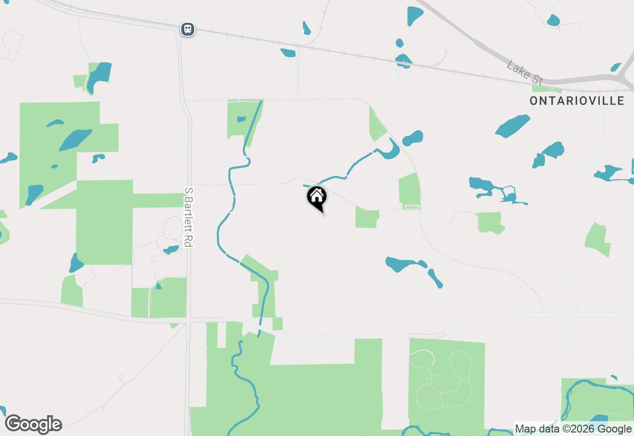 Map of 271 Hill Avenue, Bartlett, IL 60103