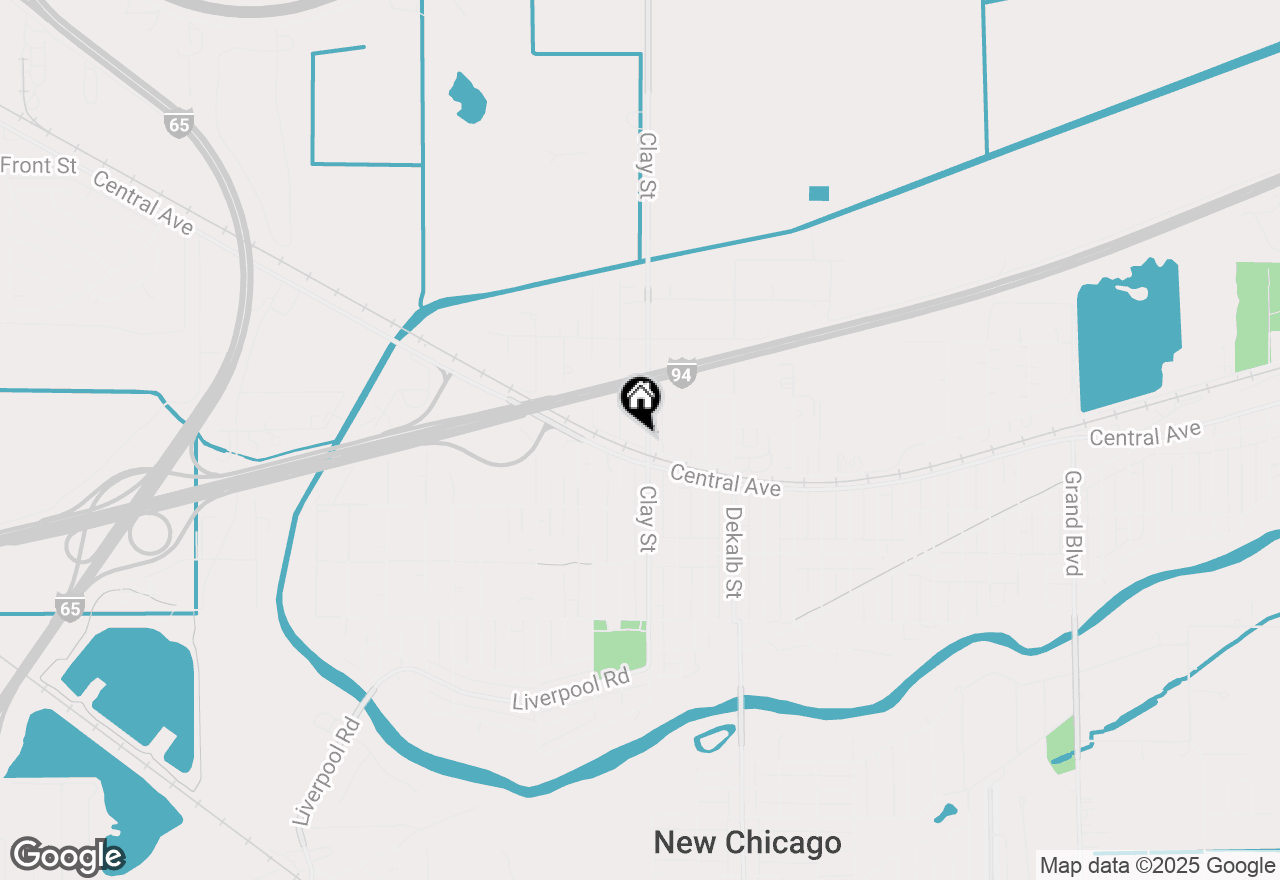 Map of 2584 Clay Street, Lake Station, IN 46405