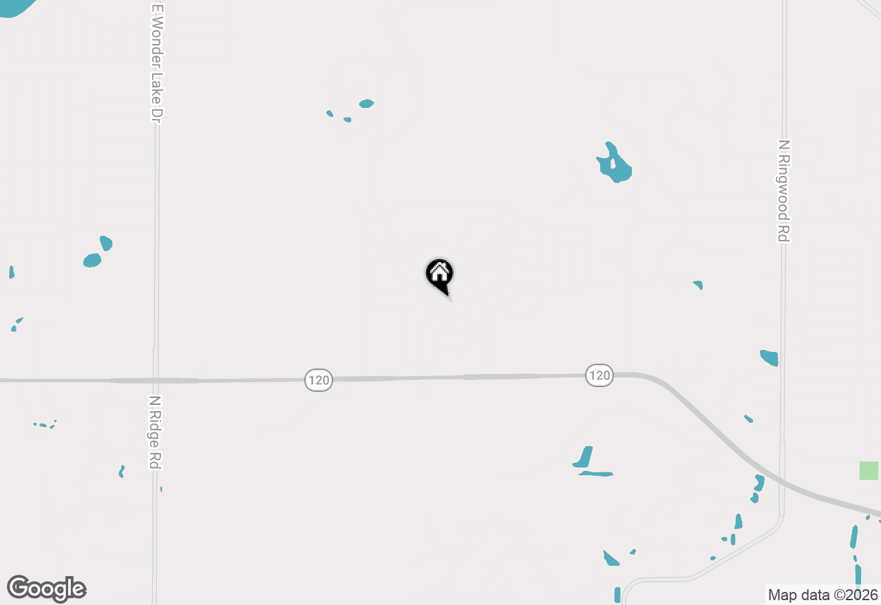 Map of 2221 Sassafras Way, Wonder Lake, IL 60097