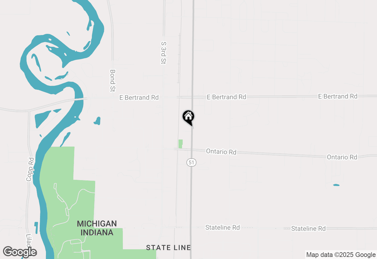 Map of 2812 S 11th Street, Niles, MI 49120