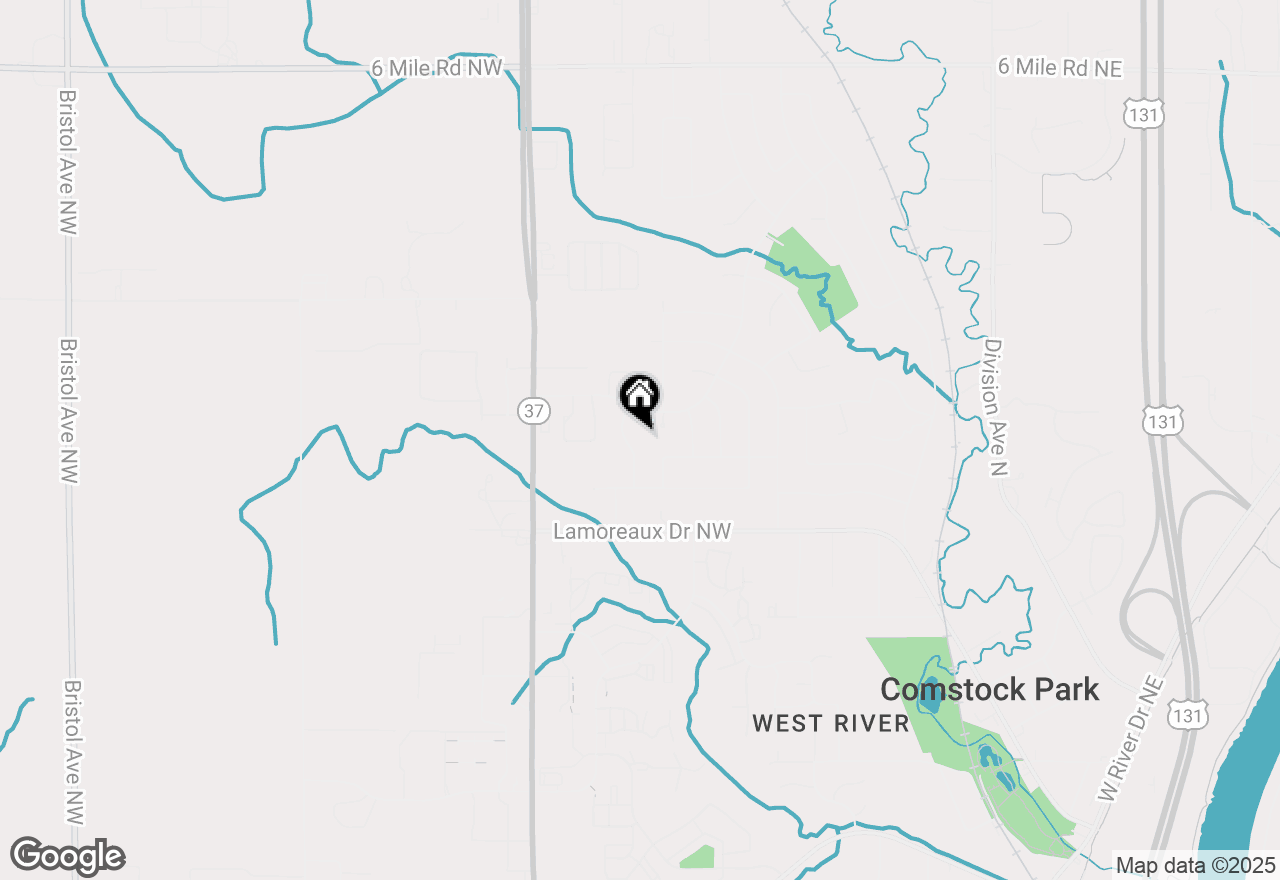 Map of 4554 Bekinshire Drive Nw, Comstock Park, MI 49321