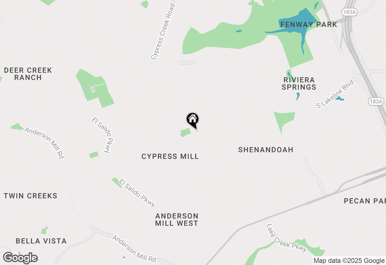 Map of 1217 Dove Cir, Cedar Park, TX 78613