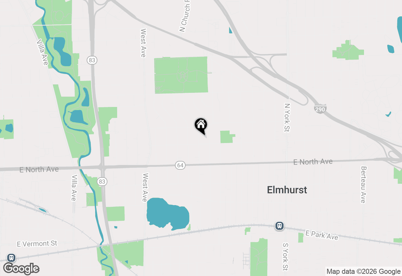 Map of 367 N Oak Street, Elmhurst, IL 60126