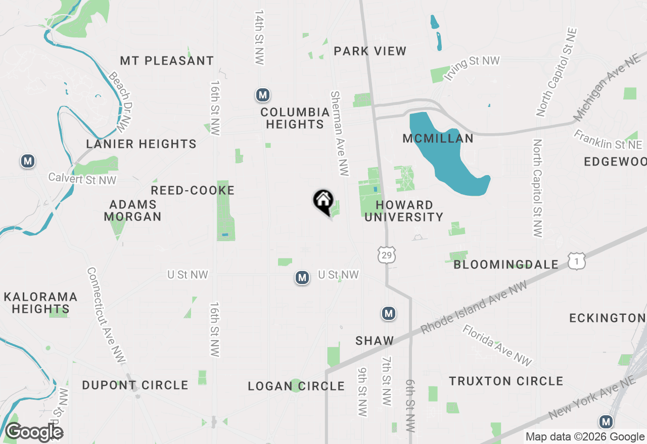 Map of 2250 11th Nw #105, Washington, DC 20009