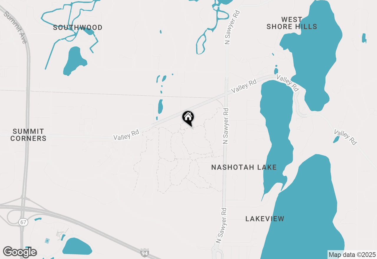 Map of 3165 Walleye Dr, Summit, WI 53066