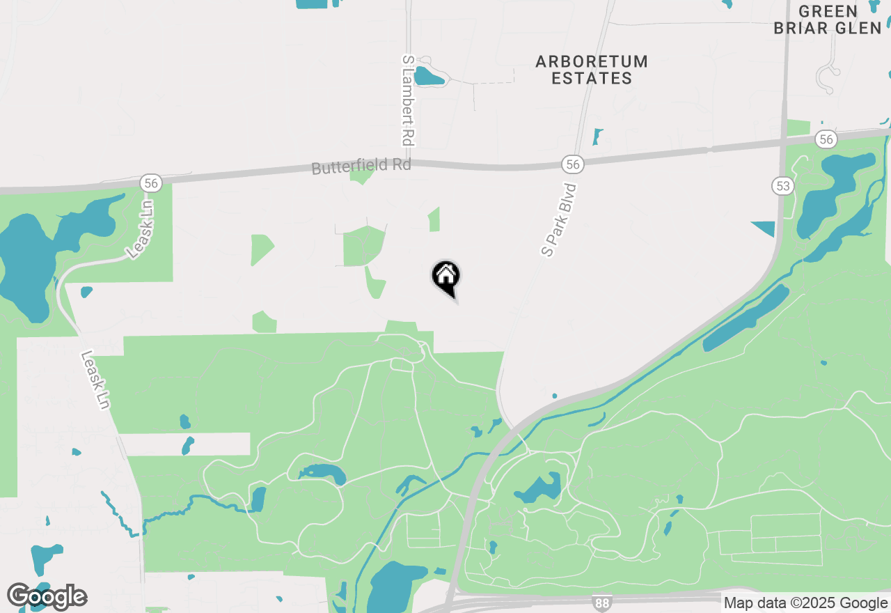 Map of 23W111 Mulberry Lane, Glen Ellyn, IL 60137