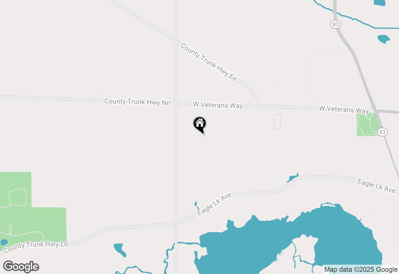 Map of 922 Medina Dr, Mukwonago, WI 53149
