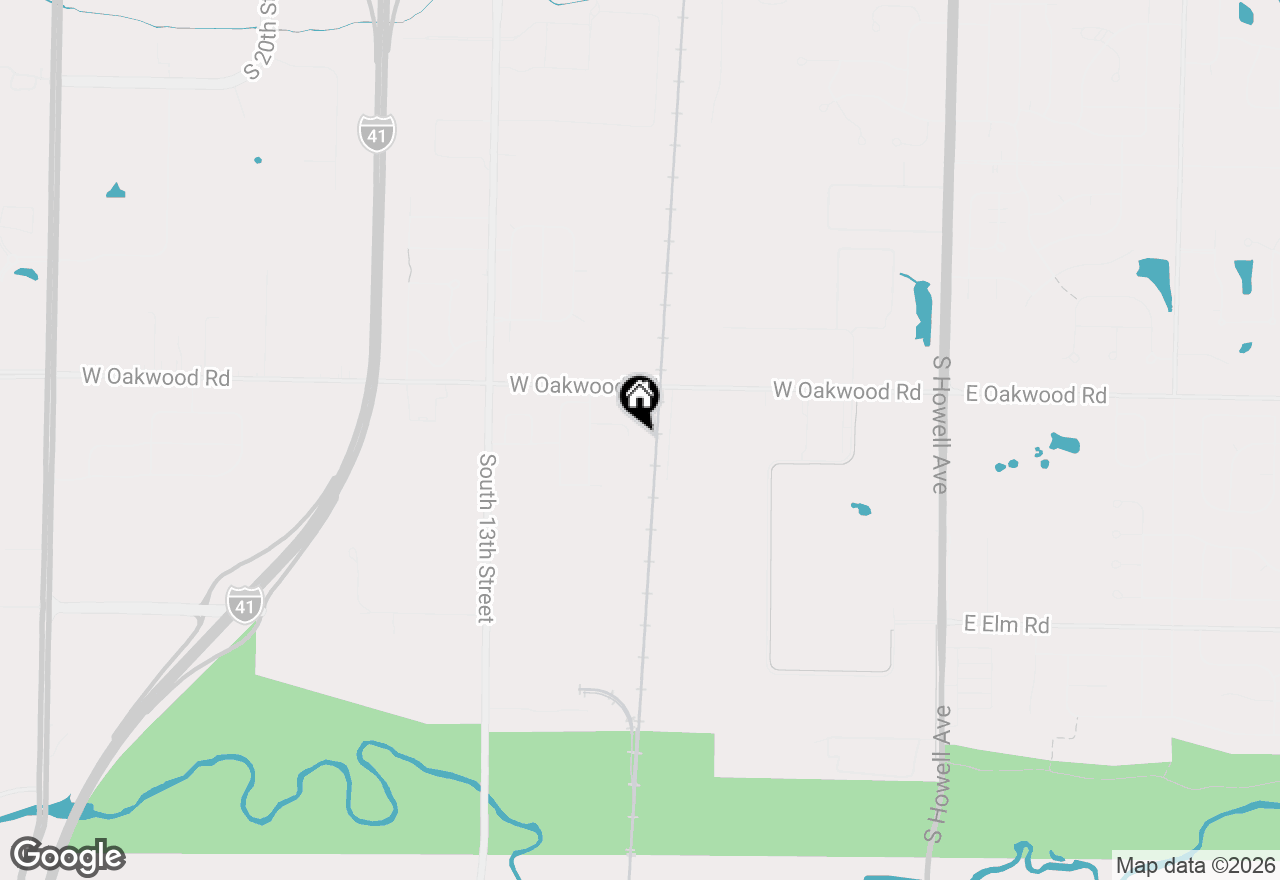 Map of 780 W Cardinal Cir, Oak Creek, WI 53154
